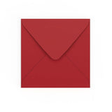 155x155 mm Donkerrood Envelop