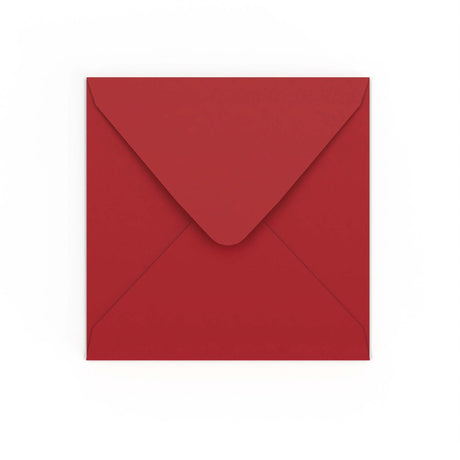 155x155 mm Donkerrood Envelop