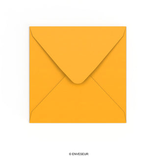 155x155 mm Diepgeel Envelop