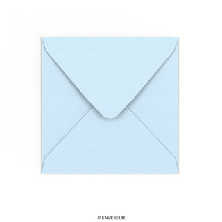 155x155 mm Lichtblauw Envelop