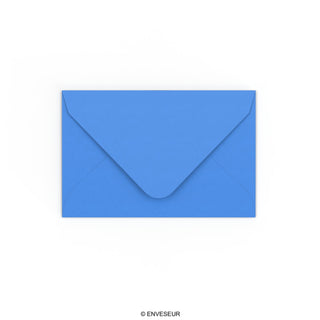65x94mm Helder Blauw Envelop