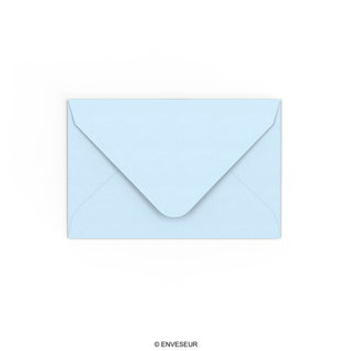 65x94 mm Lichtblauw Envelop