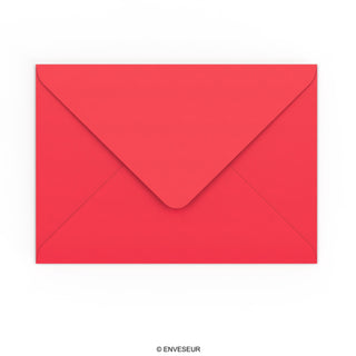 162x229 mm (C5) Helder Rood Envelop