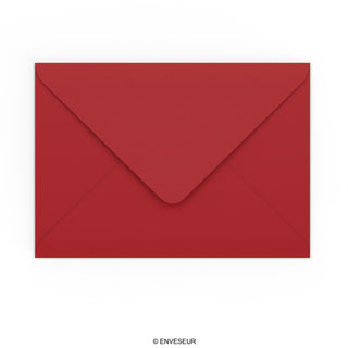 162x229 mm (C5) Donkerrood Envelop