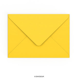 162x229 mm (C5) geel Envelop