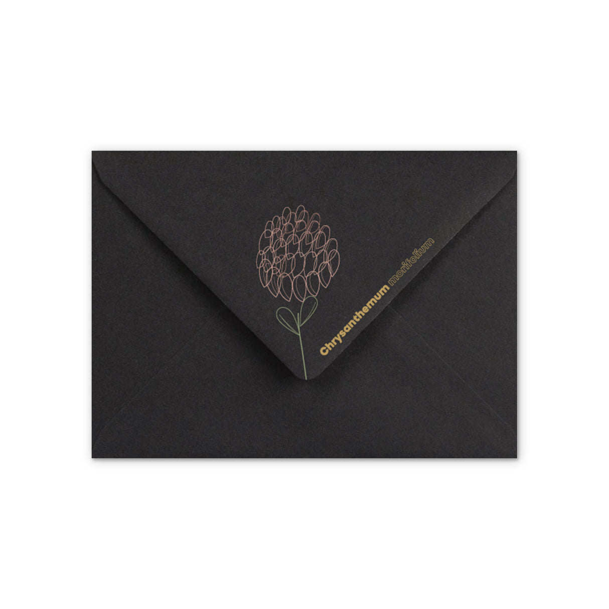 Envelop Chrysant motief