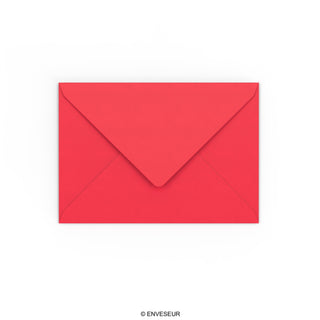 114x162 mm (C6) Helder Rood Envelop