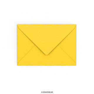 114x162 mm (C6) geel Envelop
