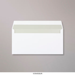 110x220 mm (DL) Witte Envelop