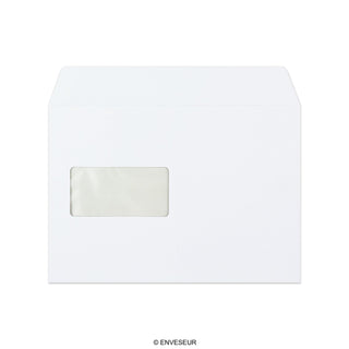 162x229 mm (C5) Witte Envelop