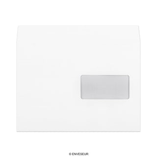 162x229 mm (C5) Witte Envelop