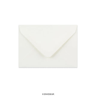 82x113 mm (C7) Wit Gelegde Envelop