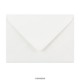 114x162 mm (C6) Wit Gelegde Envelop