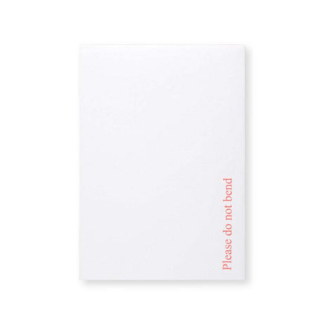 Witte Bordrug Envelop – Bedrukt 324x229 mm (C4)