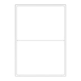 Witte klevende labels