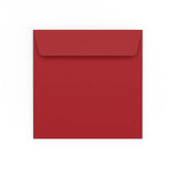 155x155 mm Donkerrood Envelop