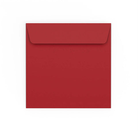 Dark Red Peel & Seal Envelope (155 x 155mm)