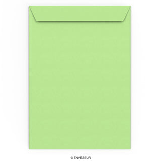 324x229 mm (C4) Lichtgroen Gekleurde Envelop