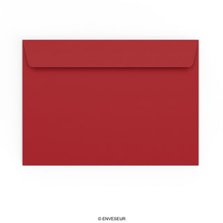 162x229 mm (C5) Donkerrood Envelop