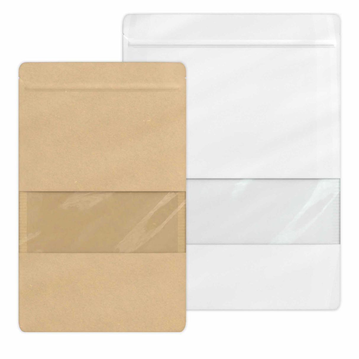 Doypack voedingszak met venster