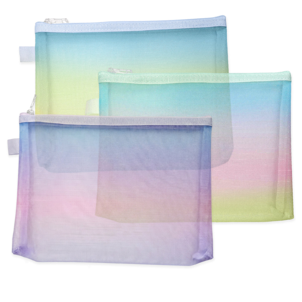 Nylon net Etui met Ritssluiting