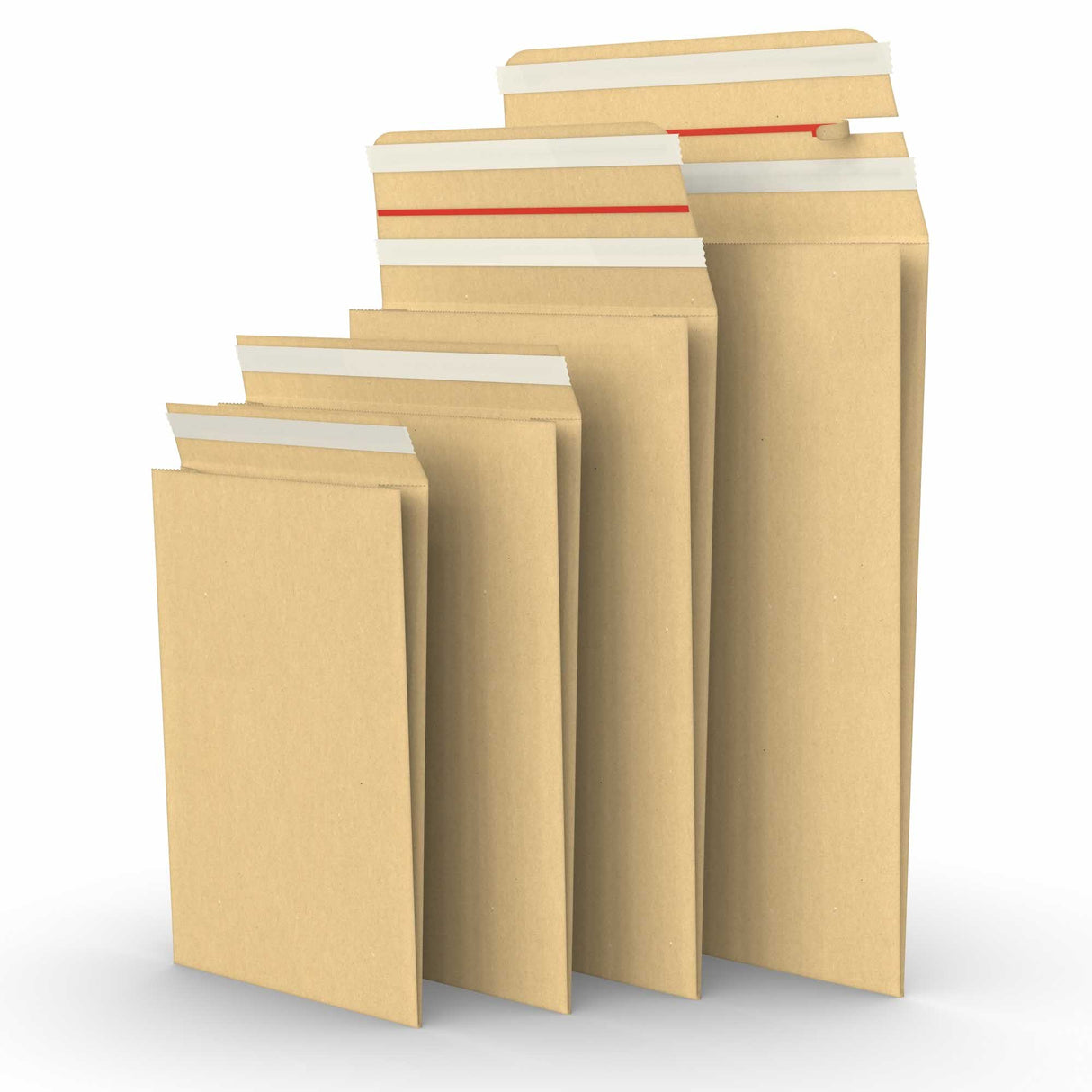 Herbruikbare papieren verzendzak