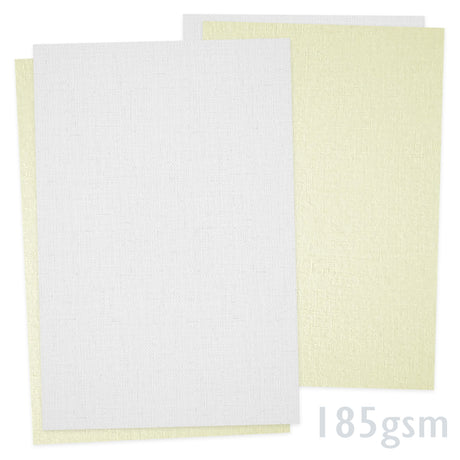 Linnenstructuur papier 185g/m²