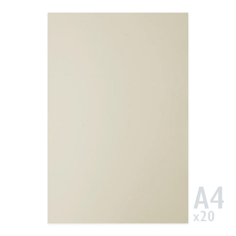 Sirio Color crèmekleurig papier 140g/m² - 20 A4 vel
