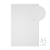 Wit geribd papier 185g/m²