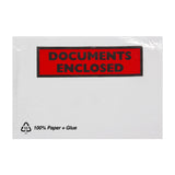 Papieren transparant documentenhoesje - geprint