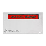 Papieren transparant documentenhoesje - geprint