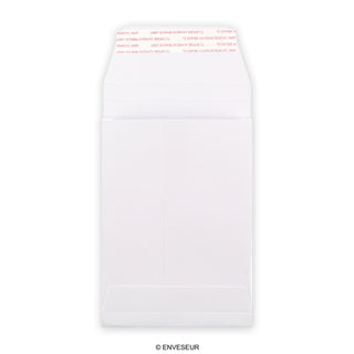 Witte harmonica-envelop 162x114x25 mm