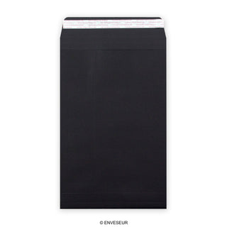 Zwart harmonica-envelop 324x229x25 mm (C4)