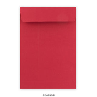Donkerrood harmonica-envelop 324x229x25 mm (C4)