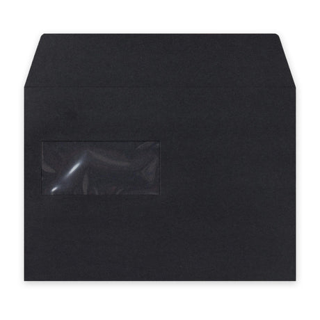162x229 mm (C5) Zwarte Post Marque-envelop