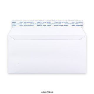 110x220 mm (DL) Witte Envelop