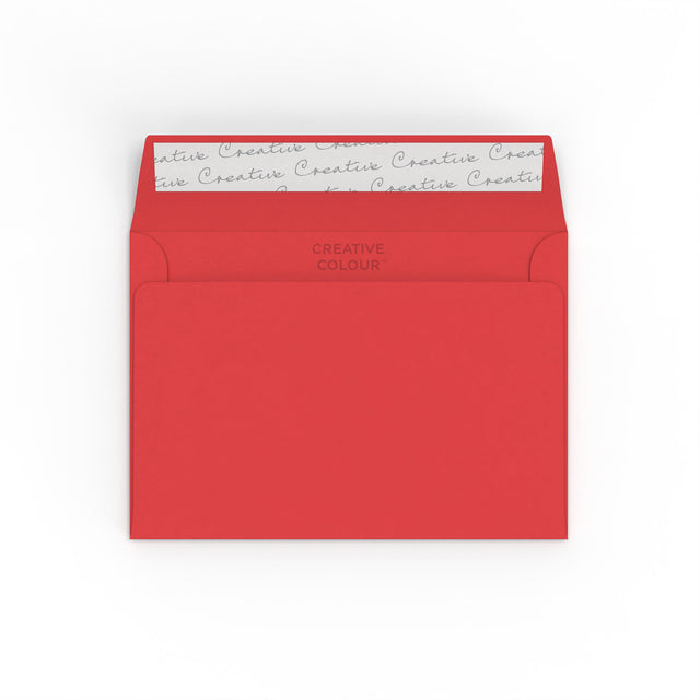 Creative Colour Peel & Seal Envelopes Red 114 x 162 mm (C6)