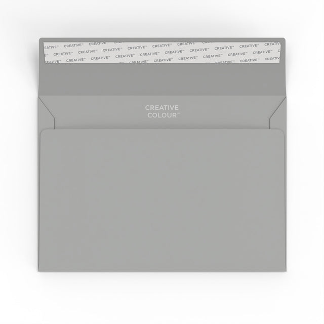Creative Colour Peel & Seal Envelopes Grey 162 x 229 mm (C5)