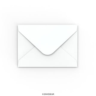 Witte envelop met hamerslagstructuur 114x162 mm (C6)