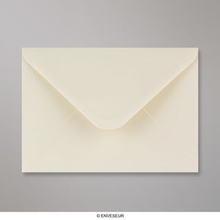 133x184 mm Ivoor Geweven Envelop
