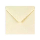 140x140 mm Ivoor Geweven Envelop