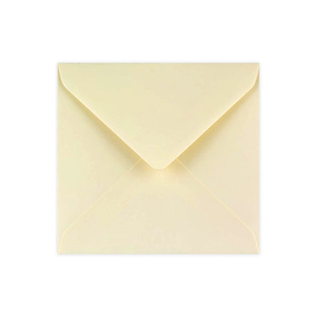 155x155 mm Ivoor Geweven Envelop