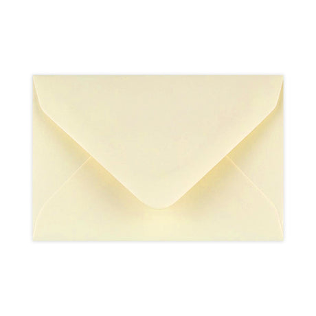 62x94 mm Ivoor Geweven Envelop