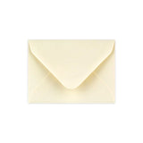 70x100 mm Ivoorwitte velijn envelop