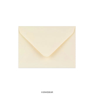 82x113 mm (C7) Ivoor Geweven Envelop