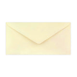 110x220 mm (DL) Ivoor Geweven Envelop