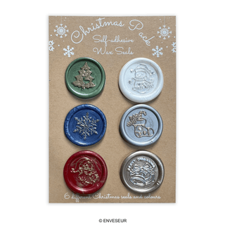 Kerst-Waszegels – Handgemaakt (Geschilderd)