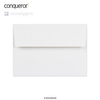 114x162 mm (C6) Biljant Wit Conqueror Gelegde Envelop