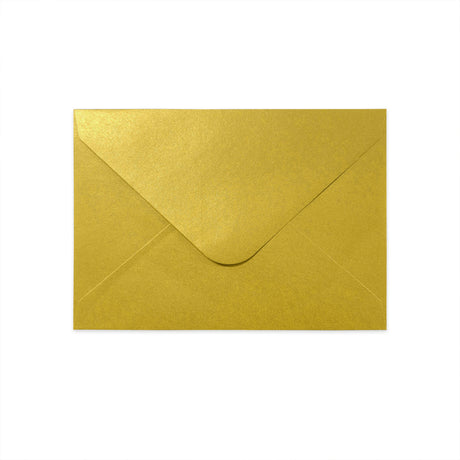 C6 114x162mm - Metalen Gouden Envelop 120g